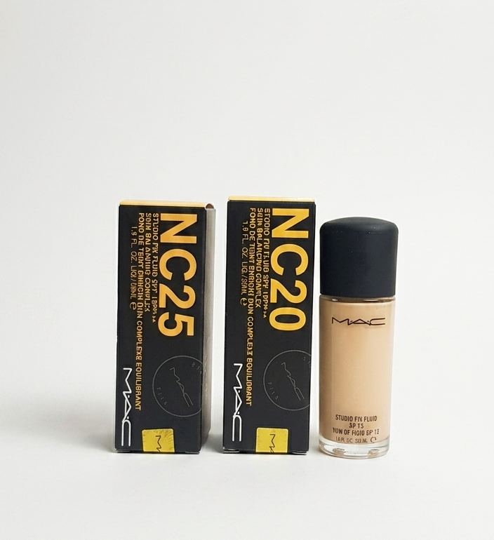 کرم‌پودر مک MAC شماره‌های NC20 و NC25